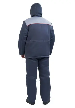 Костюм СТАНДАРТ зимний с ПК (т.серый/св.серый)