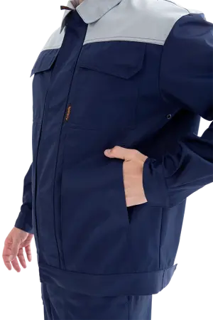 Костюм ТЕХНИК 2 с ПК (т.синий/серый)