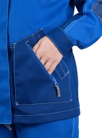 Куртка ЭДВАНС женская (василек/синий)