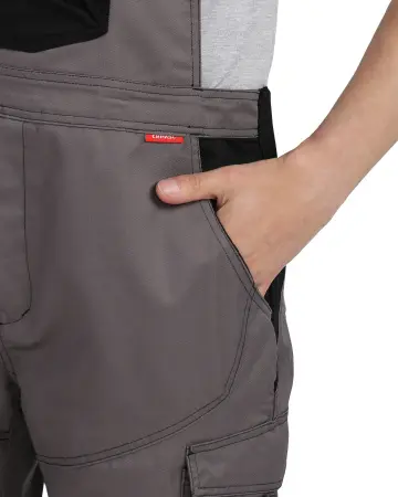 Полукомбинезон СИРИУС-ЦИТРИН (серый/черный)