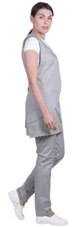 Униформа ВУППИ женская фартук брюки (серый)