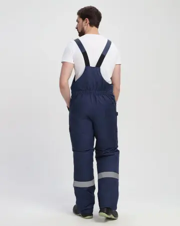 Костюм ВЕКТРОН-2 СОП зимний с ПК (т.синий/черный)