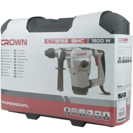 Перфоратор CROWN CT18158 BMC SDS PLUS 1500Вт 6Дж