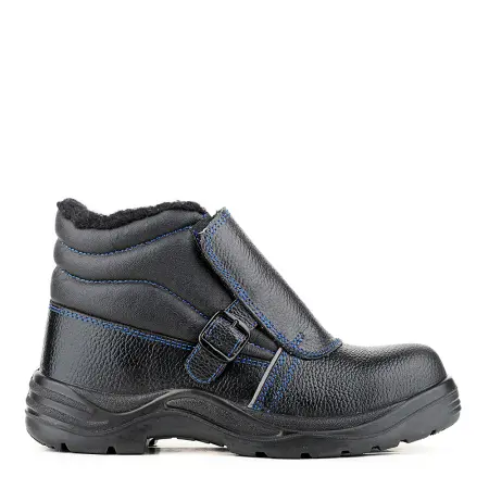 Ботинки сварщика ЛИДЕР 24М ПУ-Нитрил иск.мех с МП