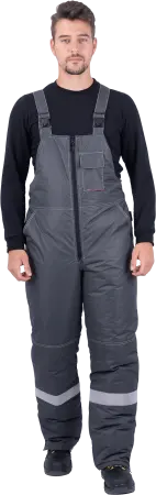 Костюм ЕНИСЕЙ зимний с ПК (серый/красный)