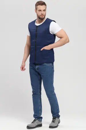 Жилет БАЗА зимний (т.синий)