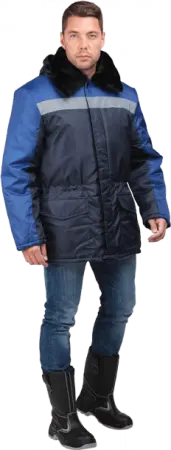 Куртка РЕГИОН зимняя (т.синий/васильковый)