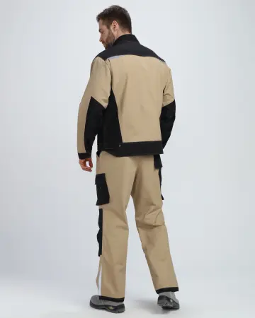 Куртка МИЛАН CH (бежевый/черный)