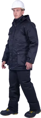 Куртка ЗАЩИТА зимняя (черный)