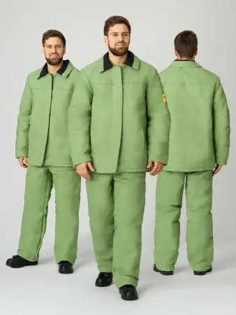 Костюм сварщика зимний 1 кл.защиты с БР (бежевый)