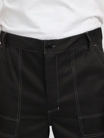 Костюм ВИВАТ-1 ПРЕМИУМ СН МВО с БР (черный/оранжевый)