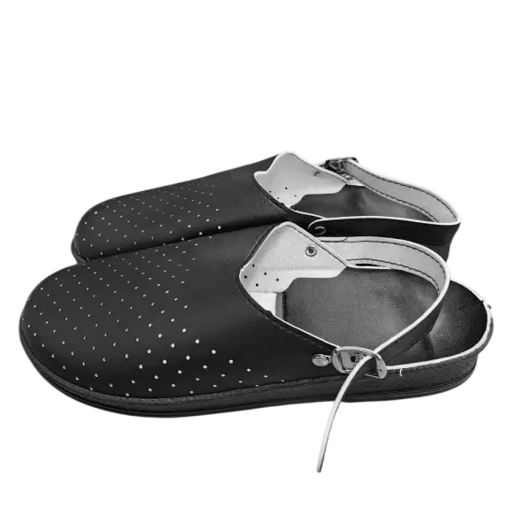 Сабо ПВХ искусственная кожа (черный)