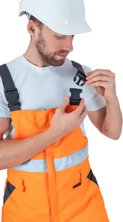 Костюм РЕФЛЕКТ-2 зимний с ПК (оранжевый/серый)