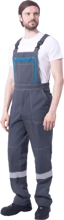 Костюм РАЦИОНАЛИЗАТОР с ПК (серый/бирюзовый)