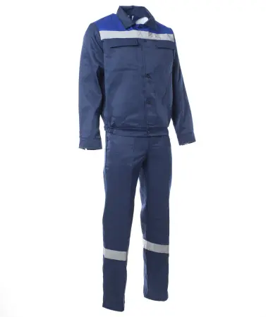 Костюм СТАНДАРТ-2 с СОП с ПК (т.синий/васильковый)