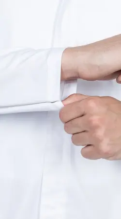 Халат ЛОРД (белый) мужские медицинские