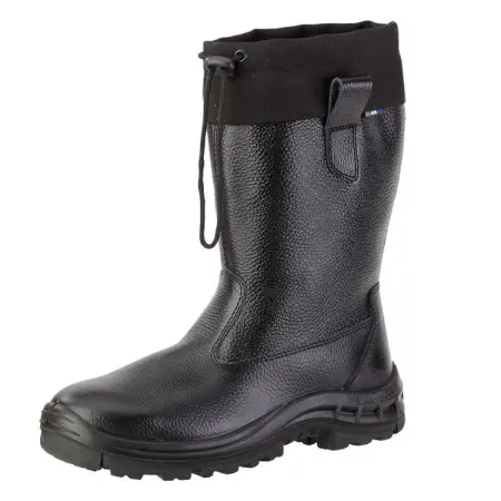 Сапоги ИНДЕВОР ХАРД ПУ/Нитрил шерст.мех с КП (черный)