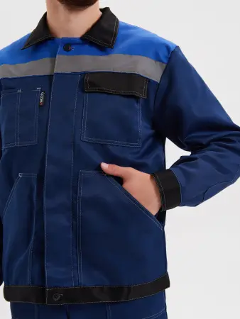 Костюм КОРПУС с ПК (синий/черный/василек)