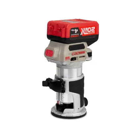 Аккумуляторный фрезер CROWN CT26010HX-4 BMC 20В B3+ 2х4.0Ач 10000-30000об/мин