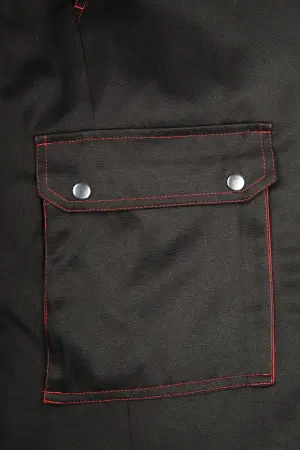 Костюм ТИТАН зимний с ПК (черный/красный)