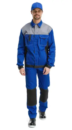 Костюм RONTA KS212 с ПК (васильковый/св.серый/черный) Костюм RONTA KS212 с ПК (васильковый/св.серый/черный)