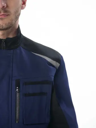 Костюм МИЛАН с БР (т.синий/черный)