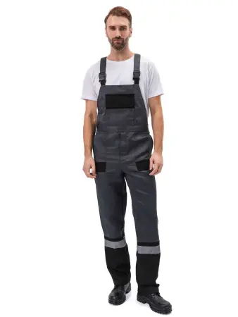 Костюм РЕСПЕКТ с ПК (серый/черный)