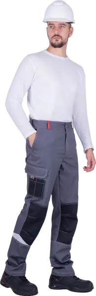 Брюки ТУРБО SAFETY (серый/чёрный/красный) Брюки ТУРБО SAFETY (серый/чёрный/красный)