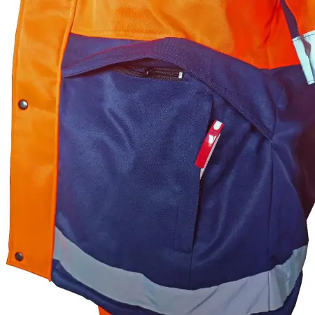 Костюм МЕТЕО зимний с ПК (оранжевый/синий)