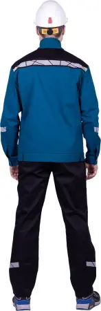 Куртка СТРОНГ (бирюзовый/черный)