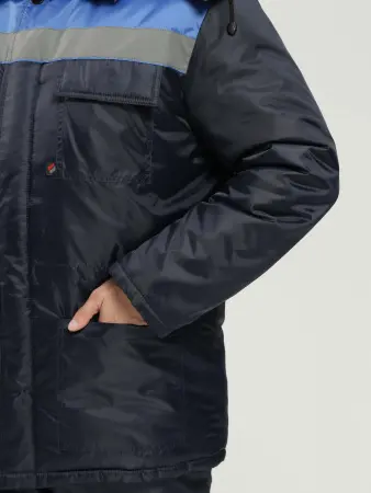 Костюм Т-УЛЬТРА-2 зимний с ПК (т.синий/васильковый)