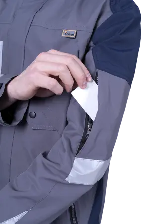 Куртка-штормовка РЕСПЕКТ (серый)