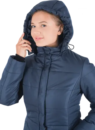 Пальто ФЬЮЖЕН женское зимнее (т.синий)