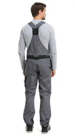 Полукомбинезон RONTA PL205 (т.серый/черный/лаймовый)