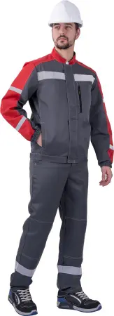 Костюм РОУД с ПК (серый/красный)