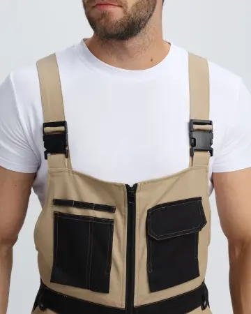 Полукомбинезон МИЛАН СН (бежевый/черный)