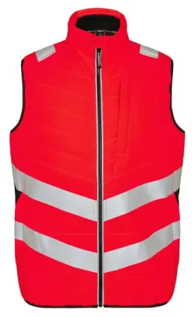 Жилет ENGEL SAFETY 5159-158 зимний (сигнальный красный/черный)