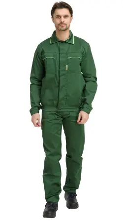 Костюм RONTA KS622 с ПК (т.зеленый/лаймовый)