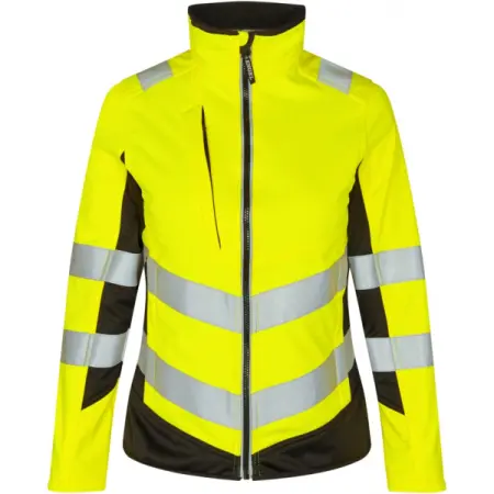 Сигнальная куртка ENGEL GALAXY 1156-237 женская софтшелл (сигнальный желтый/черный)