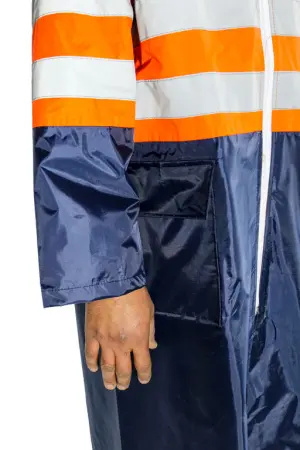 Плащ ГРОЗА (оранжевый/синий)