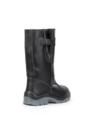 Сапоги КОМФОРТ ПУ-ТПУ с МП (черный)