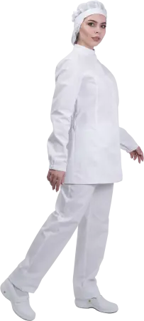Куртка АПРЕЛИЯ ХАССП женская (белый) женские медицинские