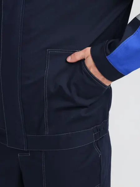 Костюм БРИГОТЕК-2 СОП с ПК (т.синий/васильковый)