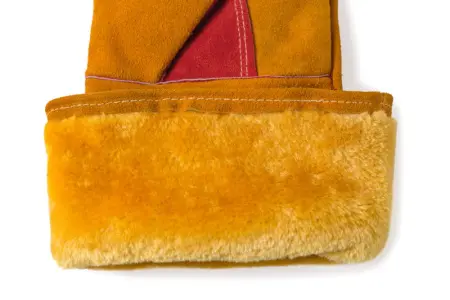 Краги спилковые SIBERIA T42-11-ru зимние 41см с широкой манжетой