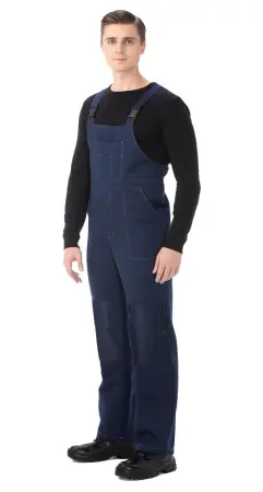 Полукомбинезон Профессионал с ПВХ (т.синий)