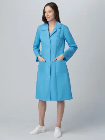 Халат СТАНДАРТ NEW женский (голубой)