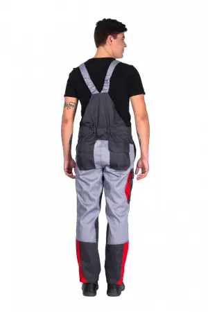 Костюм Факел NEW, п/к, т.серый/красный/св.серый