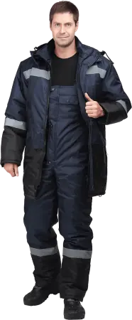 Костюм МЕРКУРИЙ зимний с ПК (т.синий/черный)