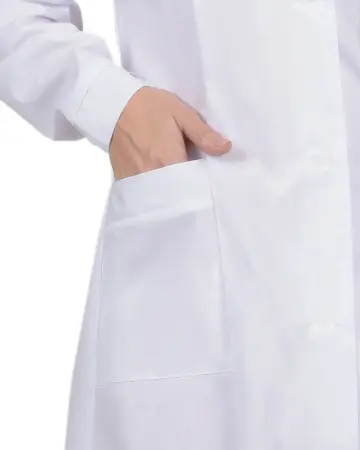 Халат женский с рельефами (белый) женские медицинские