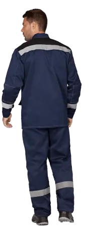 Костюм ПРОФЕССИОНАЛ с БР (т.синий/черный)